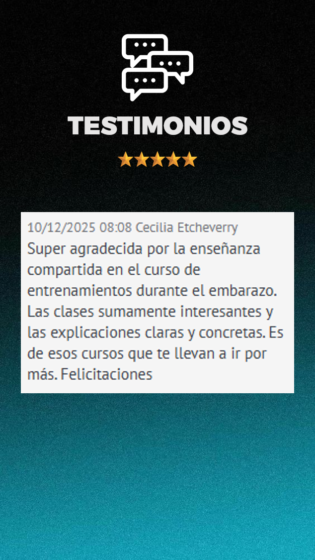 Testimonio de alumno