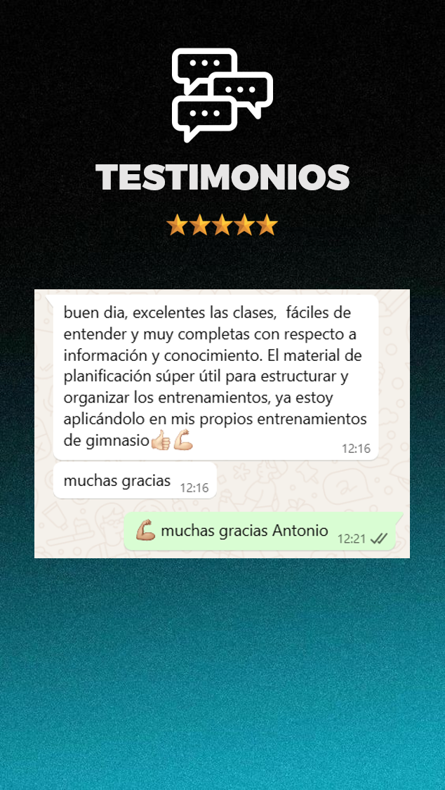 Testimonio de alumno