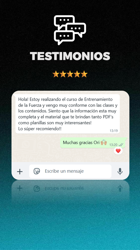 Testimonio de alumno