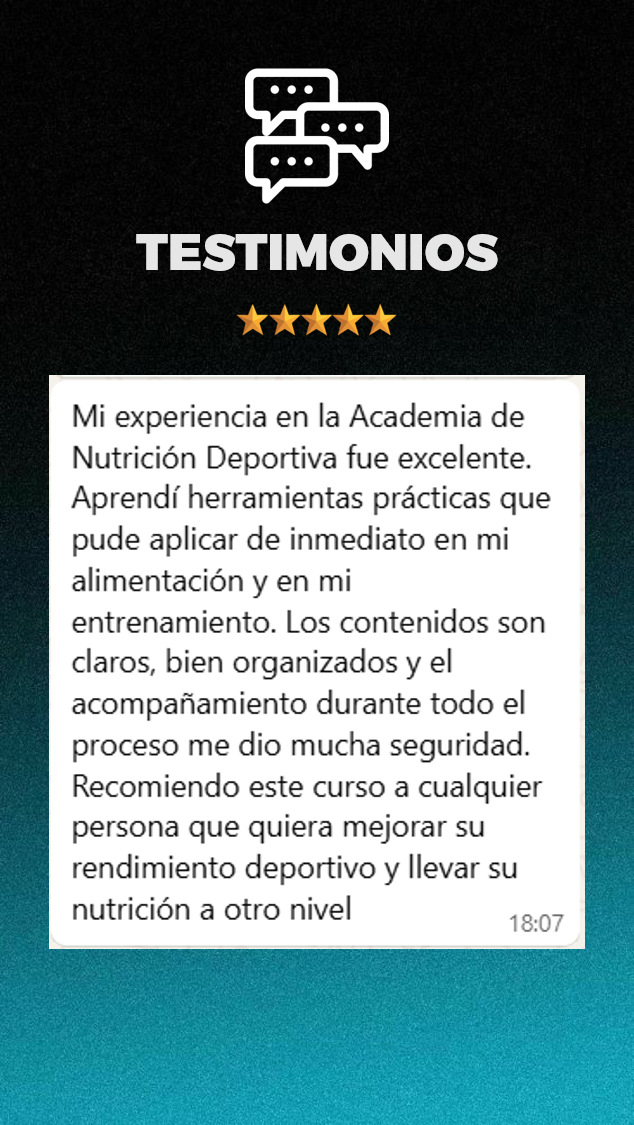 Testimonio de alumno