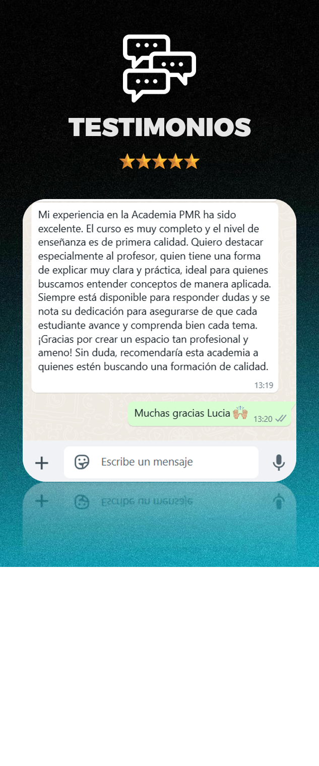 Testimonio de alumno