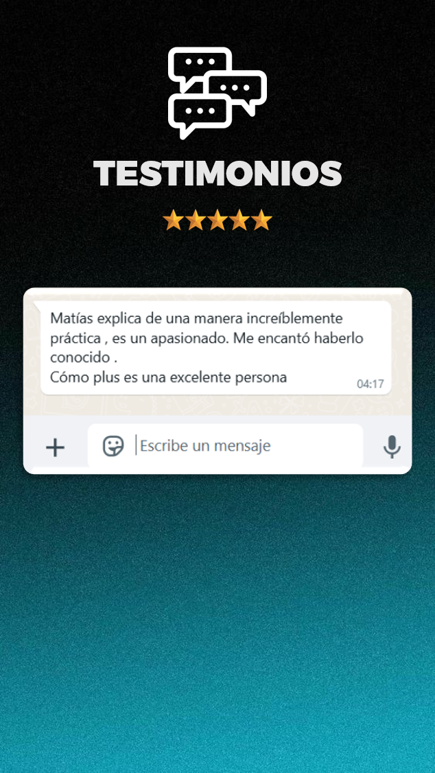 Testimonio de alumno