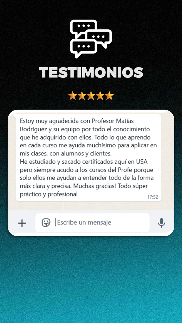 Testimonio de alumno