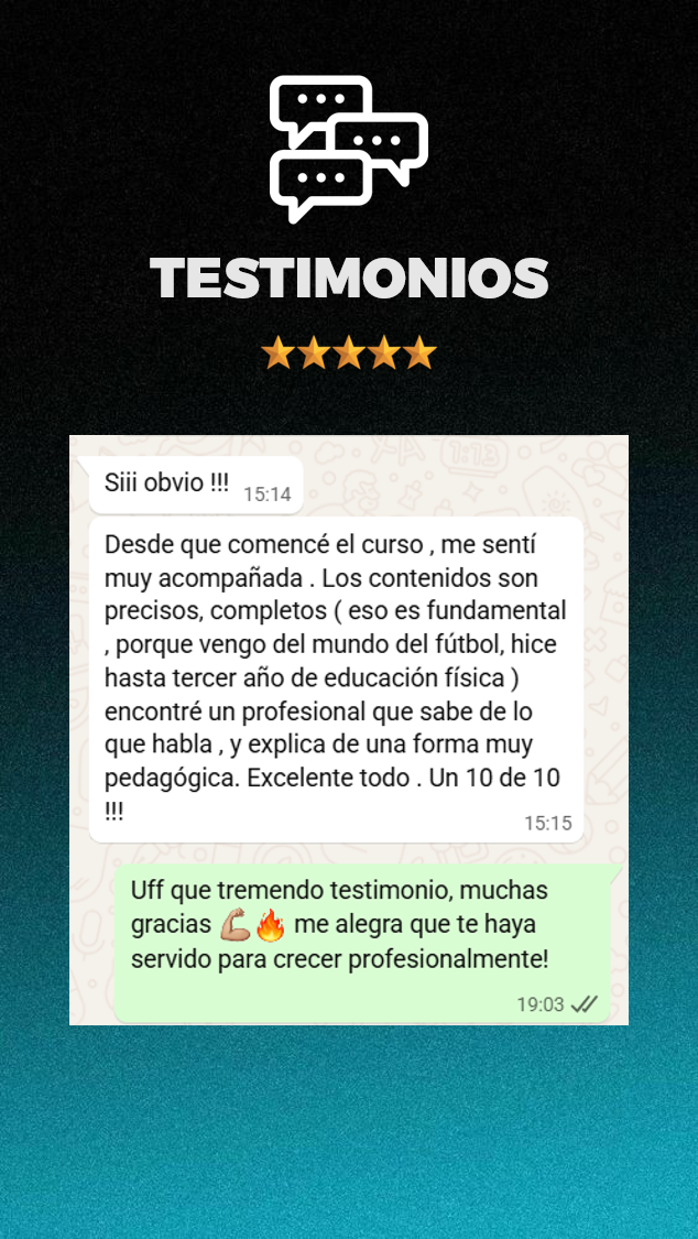Testimonio de alumno