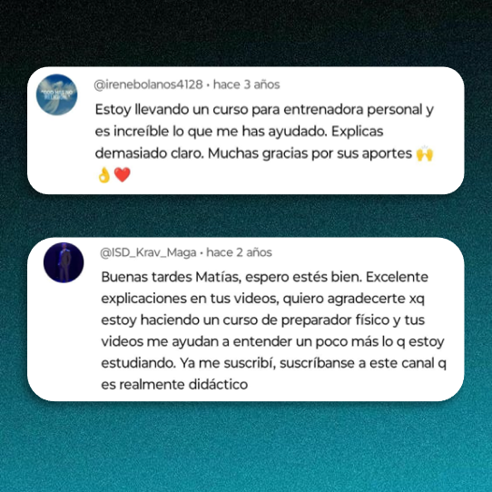 Testimonio de alumno